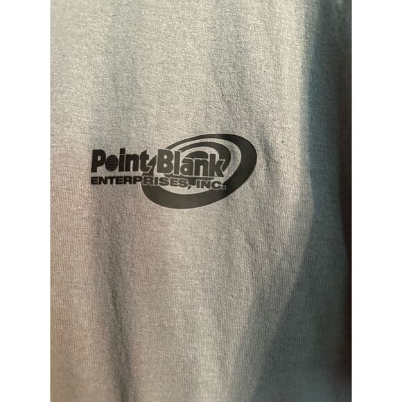 RARE - Point Blank Enterprises Gray T-Shirt Size XL - Picture 3 of 3